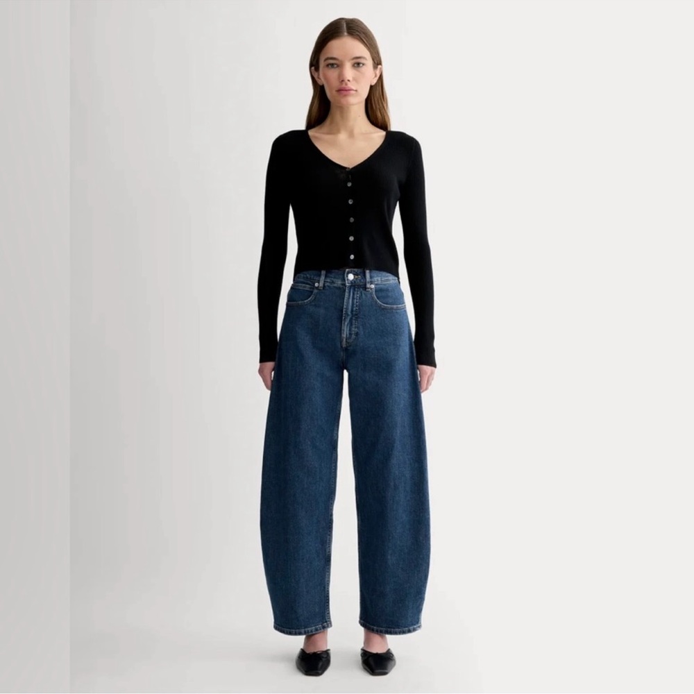 Everlane Way High Curve Jean Ocean